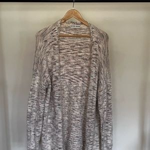 XXL Knox Rose Feather Yarn cardigan